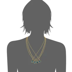 Edforce Collier et pendentif Femme 05-0989-N - Acier Doré | Femme Collier Et Pendentif