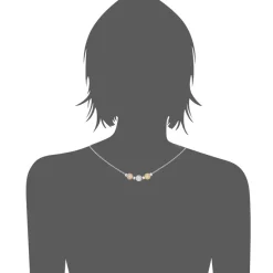 Edforce Collier et pendentif Femme 541-0046-N - Acier Argenté | Femme Collier Et Pendentif