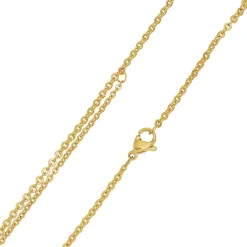 Edforce Collier et pendentif Femme 165-0151-S - Acier Doré | Femme Collier Et Pendentif