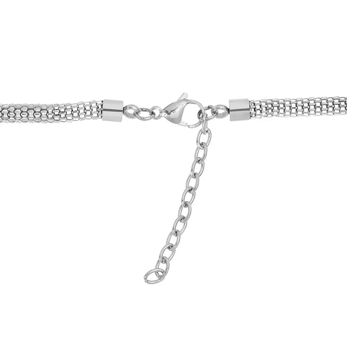 Edforce Collier et pendentif Femme 93-0855-S - Acier Argenté | Femme Collier Et Pendentif