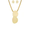 Edforce Collier et pendentif Femme 00-0279-S - Acier Doré | Femme Collier Et Pendentif