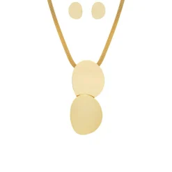 Edforce Collier et pendentif Femme 00-0279-S - Acier Doré | Femme Collier Et Pendentif