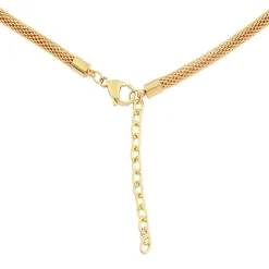 Edforce Collier et pendentif Femme 00-0279-S - Acier Doré | Femme Collier Et Pendentif
