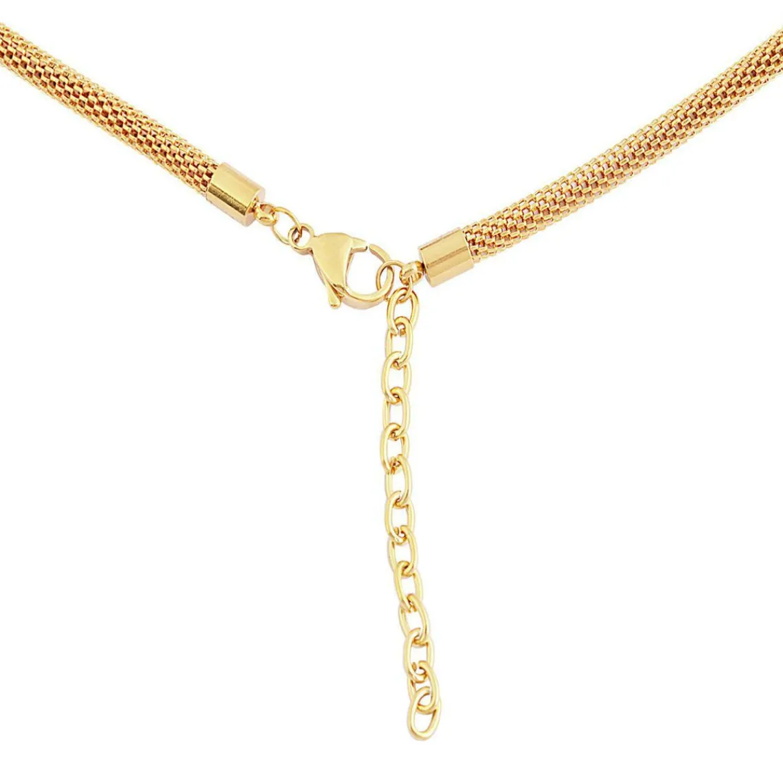 Edforce Collier et pendentif Femme 00-0279-S - Acier Doré | Femme Collier Et Pendentif
