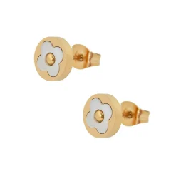 Edforce Collier et pendentif Femme 274-0035-S - Acier Doré | Femme Collier Et Pendentif