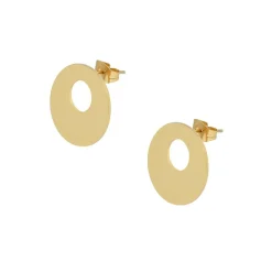 Edforce Collier et pendentif Femme 93-0840-S - Acier Doré | Femme Collier Et Pendentif