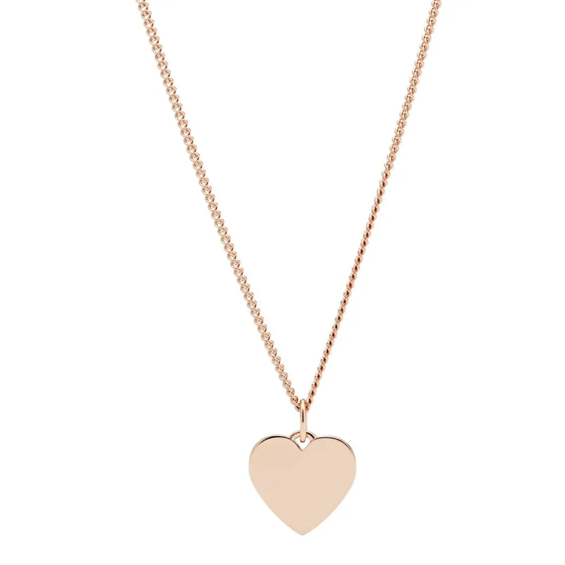 Fossil Bijoux Collier et pendentif Fossil Vintage Iconic JF03021791 - Collier et pendentif Acier Doré Rose Femme | Femme Collier Et Pendentif