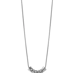 Guess Bijoux Collier et pendentif UBN28053 - Acier rhodié cristaux Femme | Femme Collier Et Pendentif