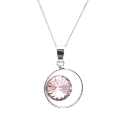 Indicolite Collier et pendentif Juliette COJULI212 - Collier et pendentif Argent 925/00 Cristal Swarovsk violet Femme | Femme Collier Et Pendentif