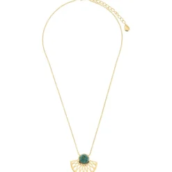 Kosma Paris Collier et pendentif Kosma Mia BNS08175-OCTUBU - Métal Doré Jaune & Turquoise Femme | Femme Collier Et Pendentif