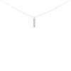 Les Interchangeables Collier et pendentif A54273 - Barette Strassée PM Palladium Cristal Femme | Femme Collier Et Pendentif