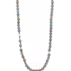 Les Interchangeables Collier et pendentif A59298 - Sautoir Bobo Chic Gris Femme | Femme Collier Et Pendentif