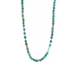 Les Interchangeables Collier et pendentif A59296 - Sautoir Bobo Chic Bleu Gris Femme | Femme Collier Et Pendentif