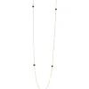 Les Interchangeables Collier et pendentif A59244 - Sautoir Coeur Doré Rose Femme | Femme Collier Et Pendentif