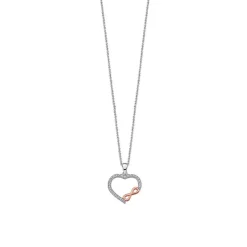Lotus Silver Collier et pendentif LP1595-1/1 - coeur moments Argent Femme | Femme Collier Et Pendentif