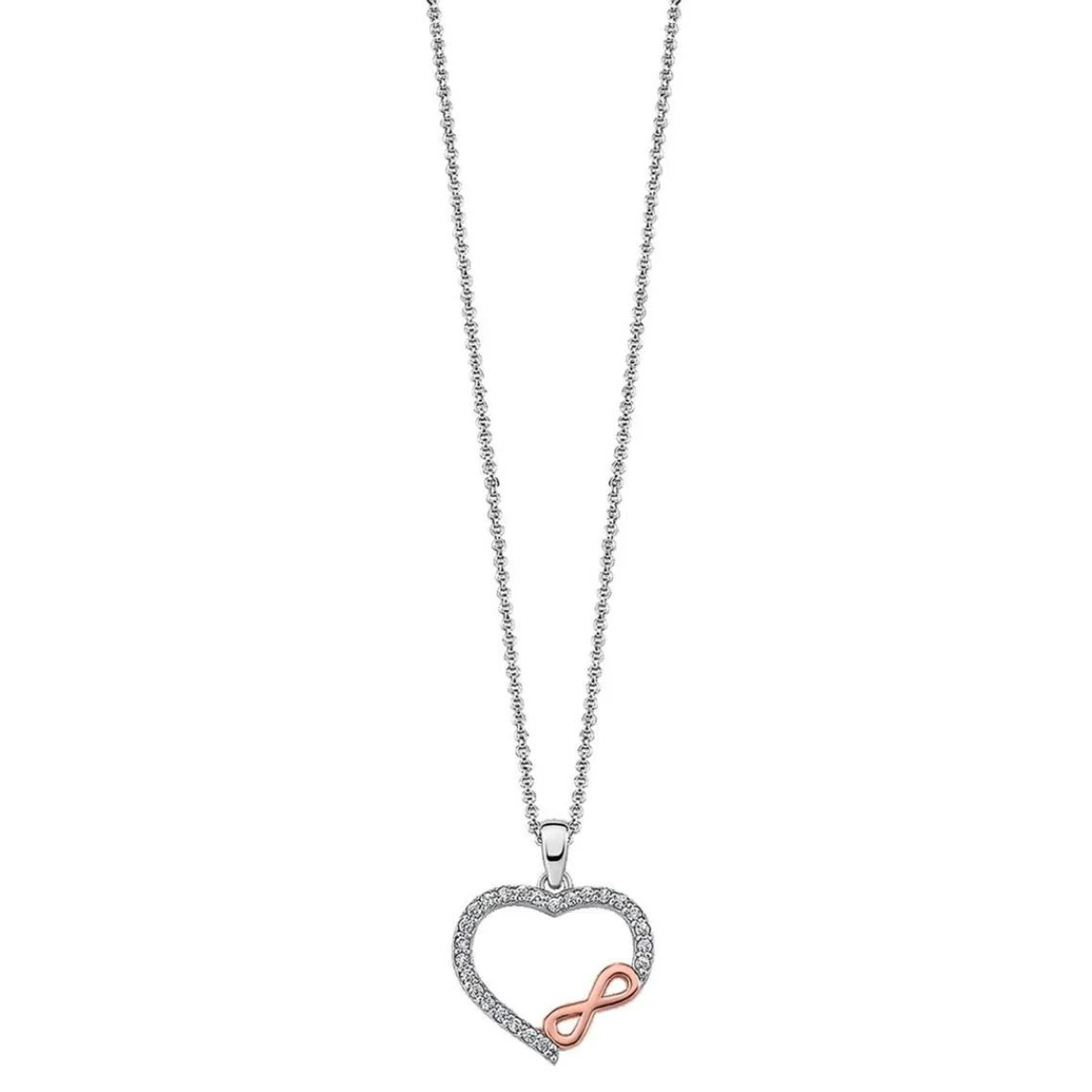 Lotus Silver Collier et pendentif LP1595-1/1 - coeur moments Argent Femme | Femme Collier Et Pendentif