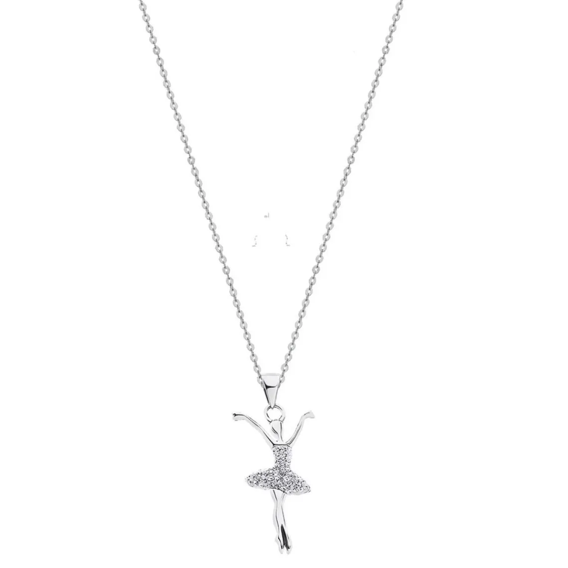 Lotus Silver Collier et pendentif LP1684-1/1 - danseuse fantasy Argent Femme | Femme Collier Et Pendentif