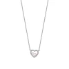 Lotus Silver Collier et pendentif LP1856-1/1 - coeur cv moments Argent Femme | Femme Collier Et Pendentif