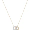 Swarovski Bijoux Collier et pendentif 5414999 - Acier Doré Rose Cristaux Swarovski Femme | Femme Collier Et Pendentif