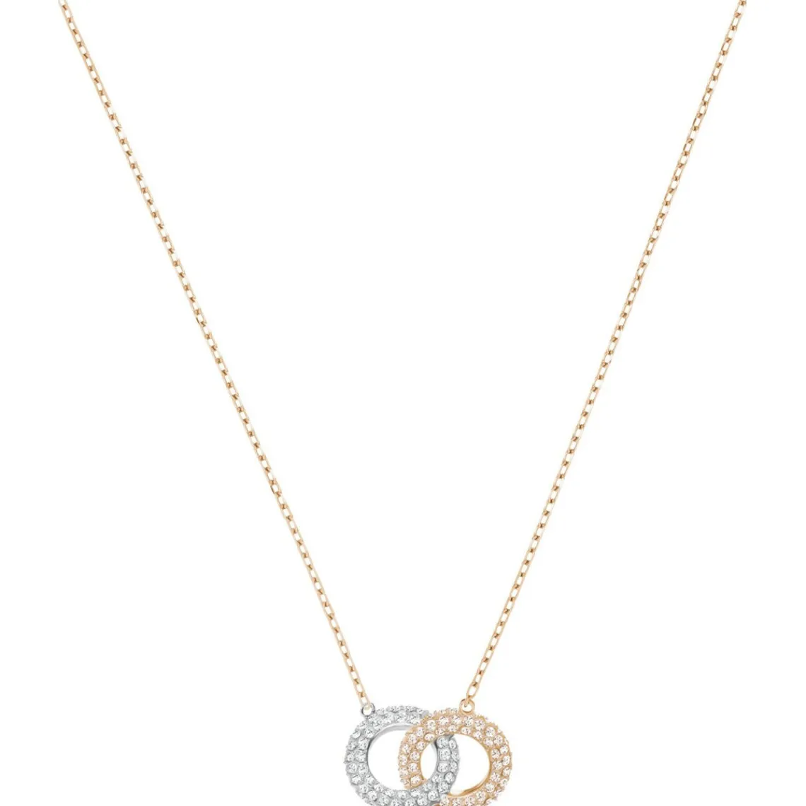 Swarovski Bijoux Collier et pendentif 5414999 - Acier Doré Rose Cristaux Swarovski Femme | Femme Collier Et Pendentif