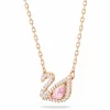 Swarovski Bijoux Collier et pendentif Swarovski 5469989 - Collier et pendentif Cigne Doré Rose Femme | Femme Collier Et Pendentif