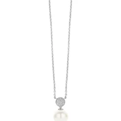 Ti Sento Collier et pendentif 3854PW-42 - Collier et pendentif Blanc Argent Femme | Femme Collier Et Pendentif