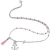 Guess Bijoux Collier et pendentif UBN85112 - Talisman Acier Rose Et pendentif Ancre Femme | Femme Collier Et Pendentif