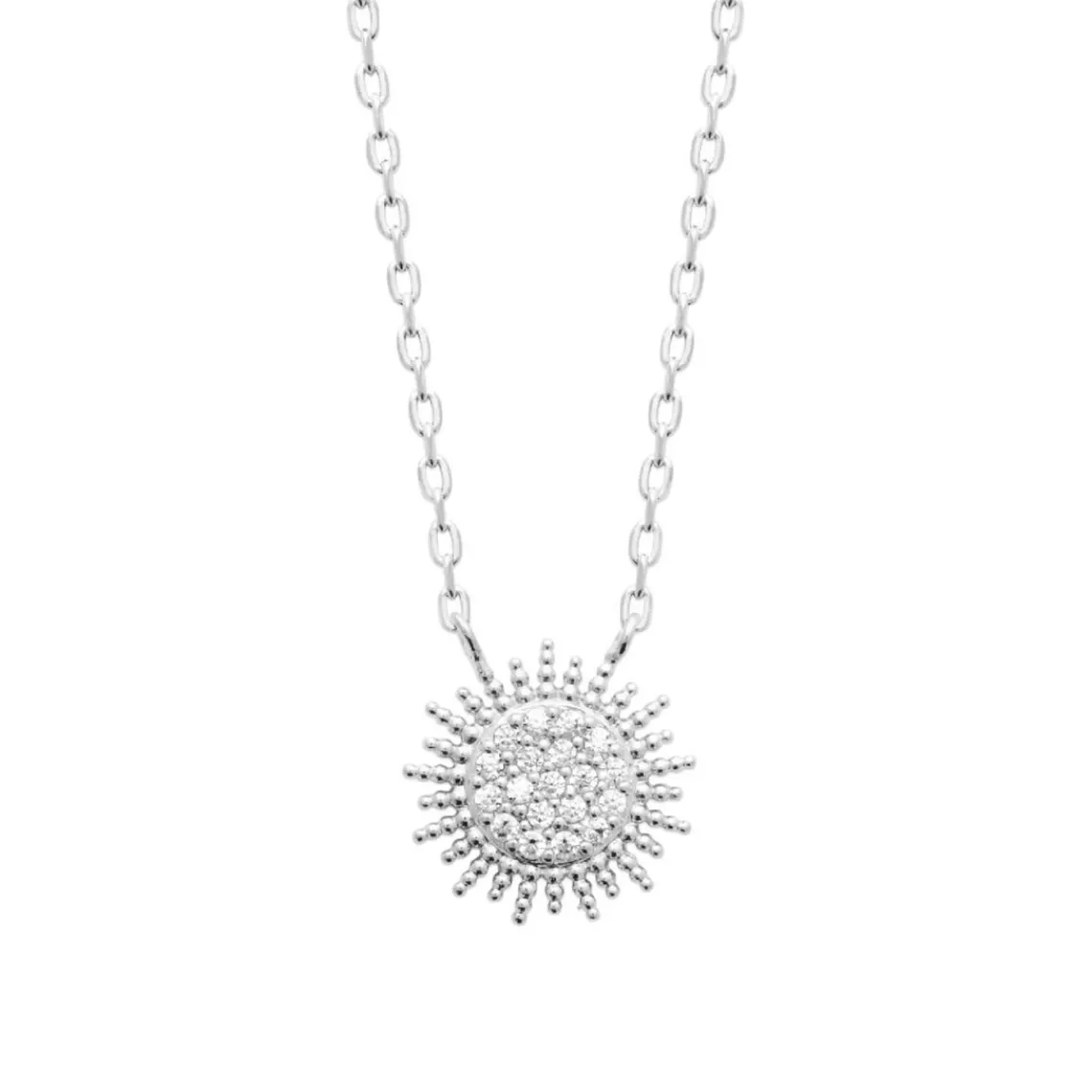 Maison de la Bijouterie Collier fantaisie Femme étoile argent rhodié VW3Y5W45 | Femme Collier Et Pendentif
