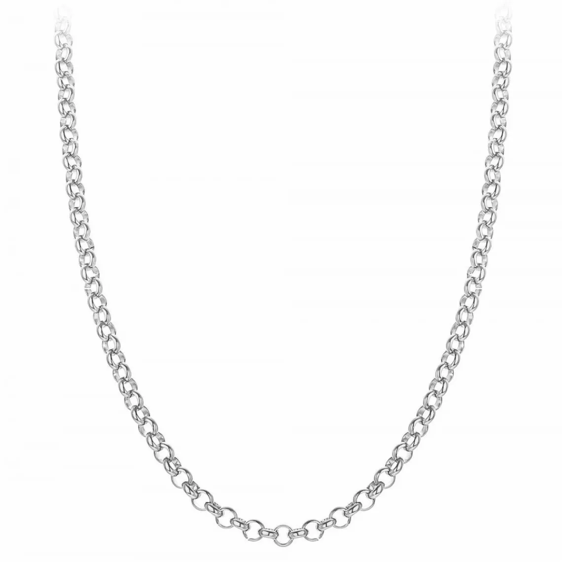 Angèle M Bijoux Collier femme Angèle M B2378-ARGENT - Acier Argent | Femme Collier Et Pendentif