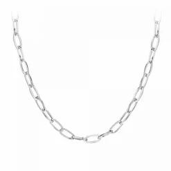 Angèle M Bijoux Collier femme Angèle M B2368-ARGENT - Acier Argent | Femme Collier Et Pendentif
