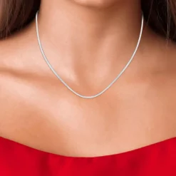 Angèle M Bijoux Collier femme Angèle M B2304-ARGENT - Acier Argent | Femme Collier Et Pendentif