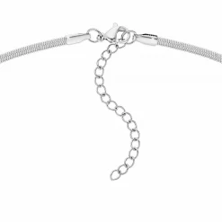 Angèle M Bijoux Collier femme Angèle M B2304-ARGENT - Acier Argent | Femme Collier Et Pendentif