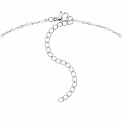 Angèle M Bijoux Collier femme Angèle M B2380-BLANC - Acier Argent | Femme Collier Et Pendentif