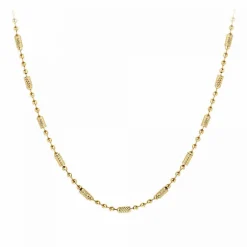 Angèle M Bijoux Collier femme Angèle M - B2376-DORE Acier Doré | Femme Collier Et Pendentif