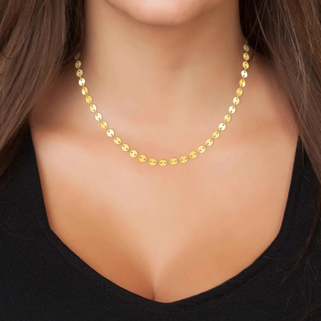 Angèle M Bijoux Collier femme Angèle M B2392-DORE - Acier Doré | Femme Collier Et Pendentif