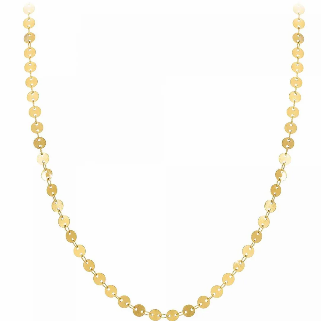 Angèle M Bijoux Collier femme Angèle M B2392-DORE - Acier Doré | Femme Collier Et Pendentif