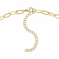 Angèle M Bijoux Collier femme Angèle M B2368-DORE - Acier Doré | Femme Collier Et Pendentif