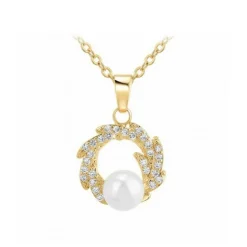 Angèle M Bijoux Collier femme Angèle M B2708-DORE - Métal Doré | Femme Collier Et Pendentif