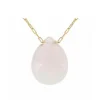 Angèle M Bijoux Collier femme Angèle M - B2498-ROSE Acier Doré | Femme Collier Et Pendentif