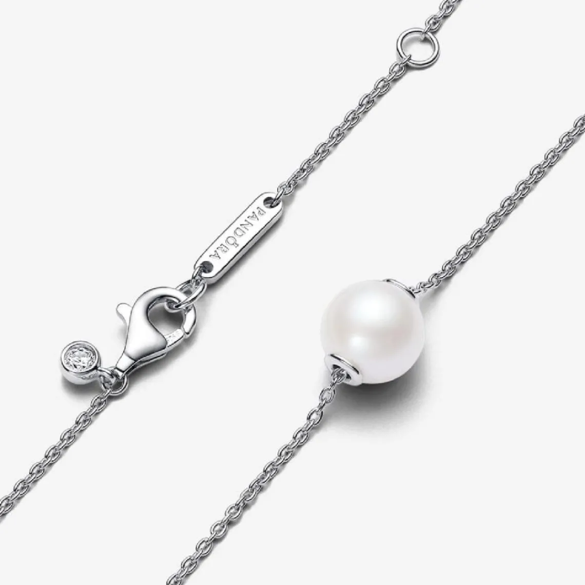 Pandora Collier femme argent avec perle et zircon | Femme Collier Et Pendentif