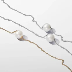 Pandora Collier femme argent avec perle et zircon | Femme Collier Et Pendentif