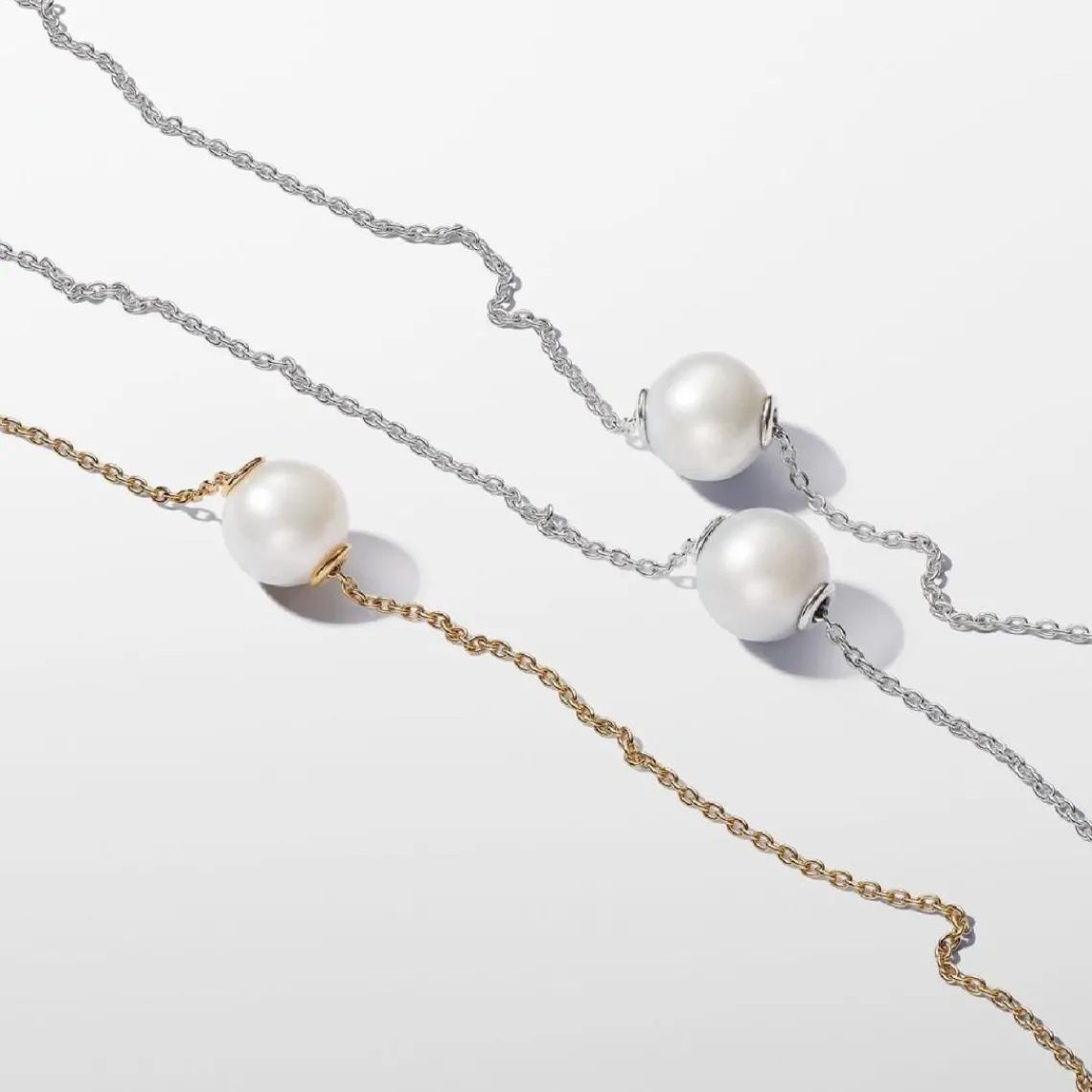 Pandora Collier femme argent avec perle et zircon | Femme Collier Et Pendentif