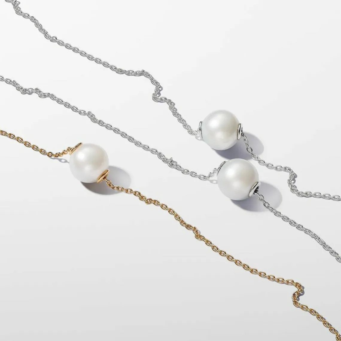 Pandora Collier femme argent avec perle et zircon | Femme Collier Et Pendentif