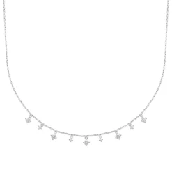 Maison de la Bijouterie Collier femme argent fantaisie VW3W4545 | Femme Collier Et Pendentif