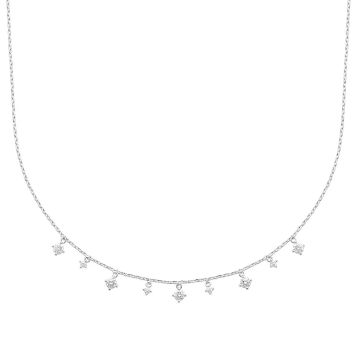 Maison de la Bijouterie Collier femme argent fantaisie VW3W4545 | Femme Collier Et Pendentif