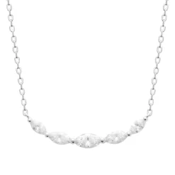 Maison de la Bijouterie Collier femme argent fantaisie oxyde de zirconium VW3U4V45 | Femme Collier Et Pendentif