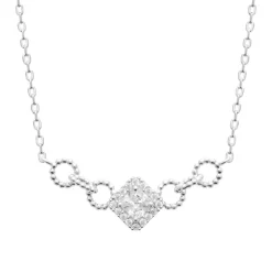 Maison de la Bijouterie Collier femme argent fantaisie oxydes VW3U4445 | Femme Collier Et Pendentif