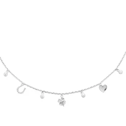 Maison de la Bijouterie Collier femme argent fantaisie VW3UZU45 | Femme Collier Et Pendentif