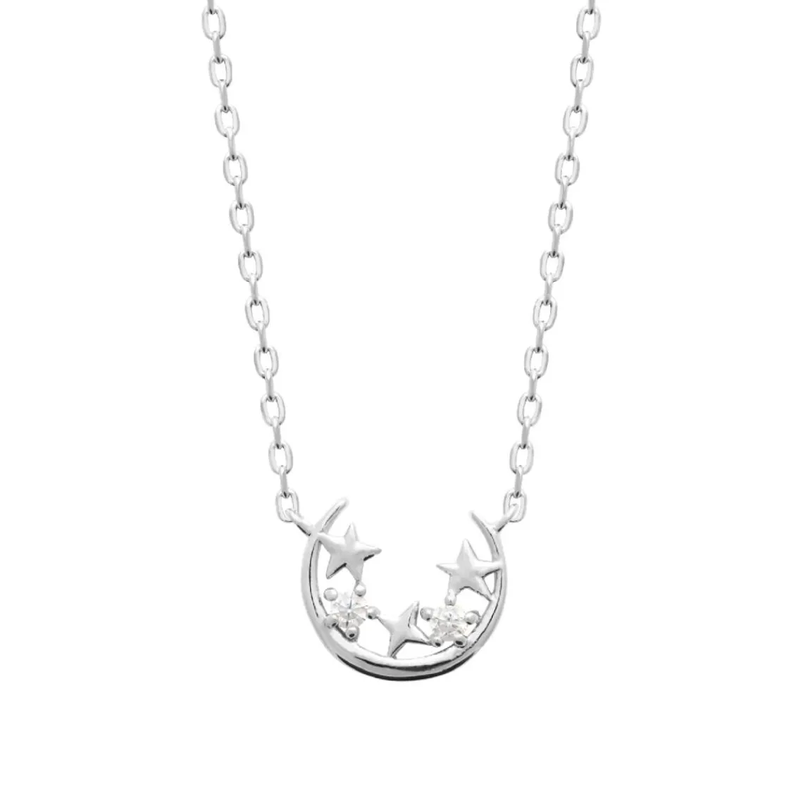 Maison de la Bijouterie Collier femme argent oxyde de zirconium VW36W645 | Femme Collier Et Pendentif