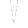 Maison de la Bijouterie Collier femme argent pendentif oxyde de zirconium VW3VU345 | Femme Collier Et Pendentif